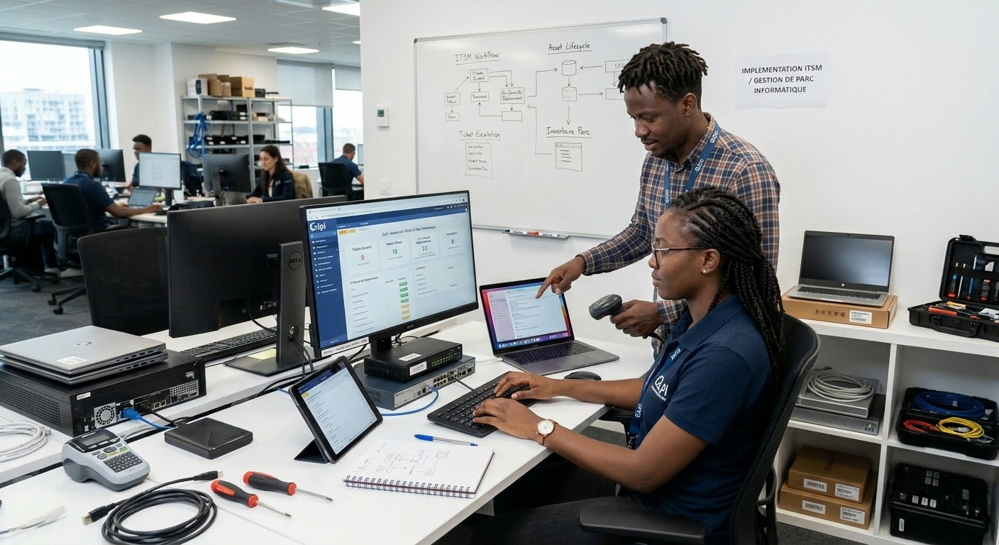 Mise en place d'outils de Gestion de tickets et de parc Informatique GLPI - WAVETEC AFRIQUE
