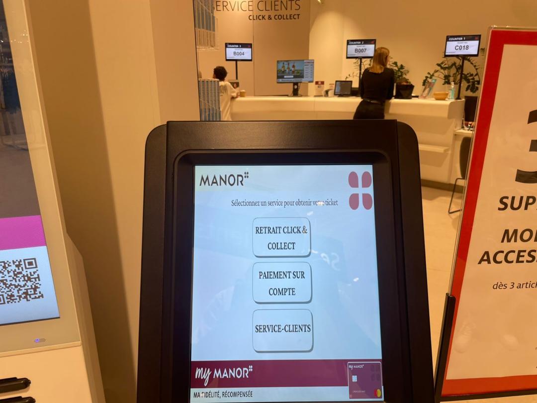 Installation de solutions digitales - Manor Genève, Suisse - 4