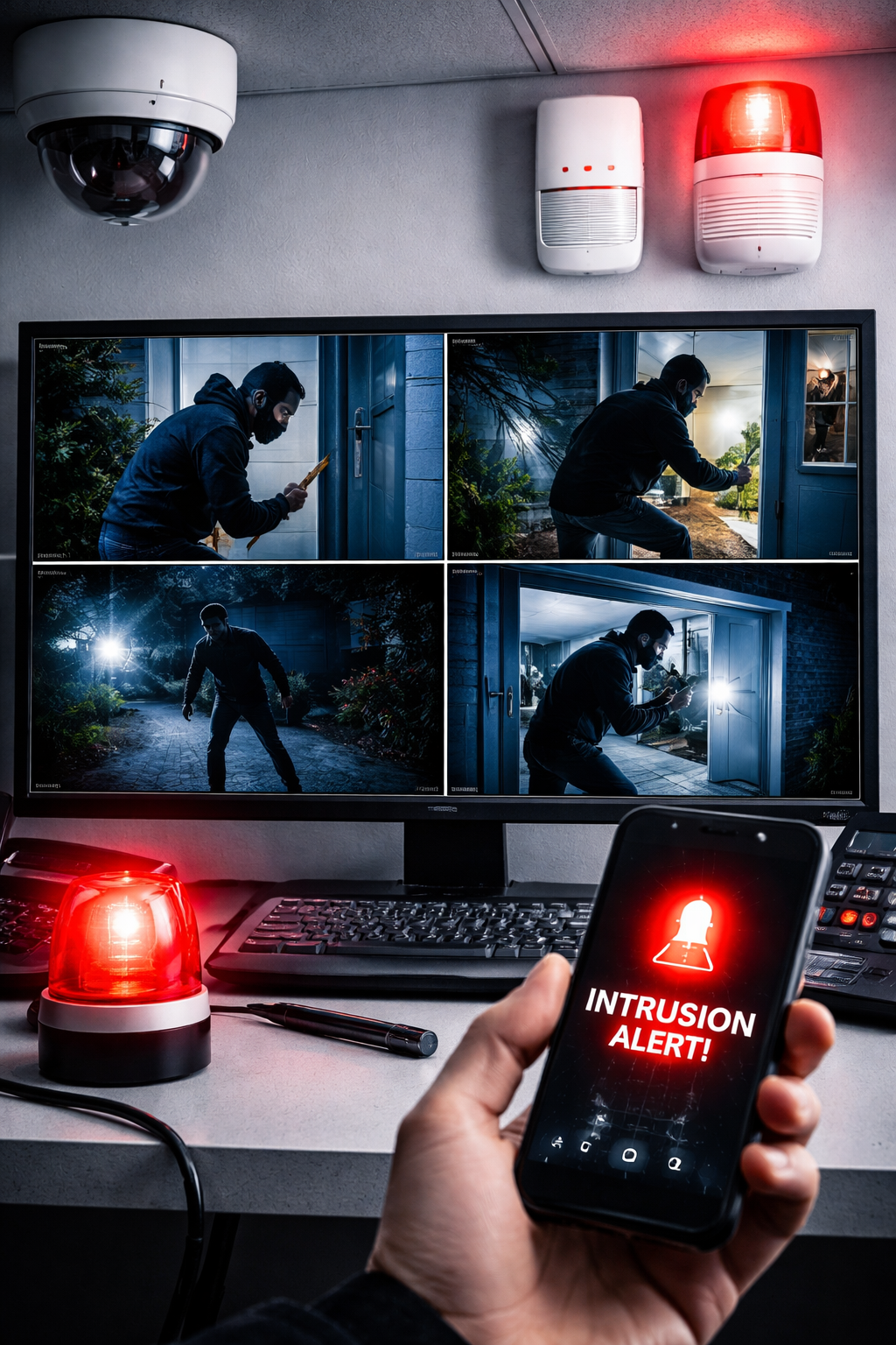 Vidéosurveillance anti-intrusion - Usine NORD SUD